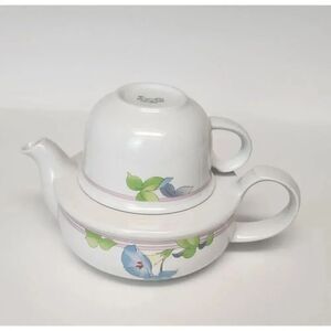 Vintage the Toscany Collection Japan Teapot white floral Porcelain Antique